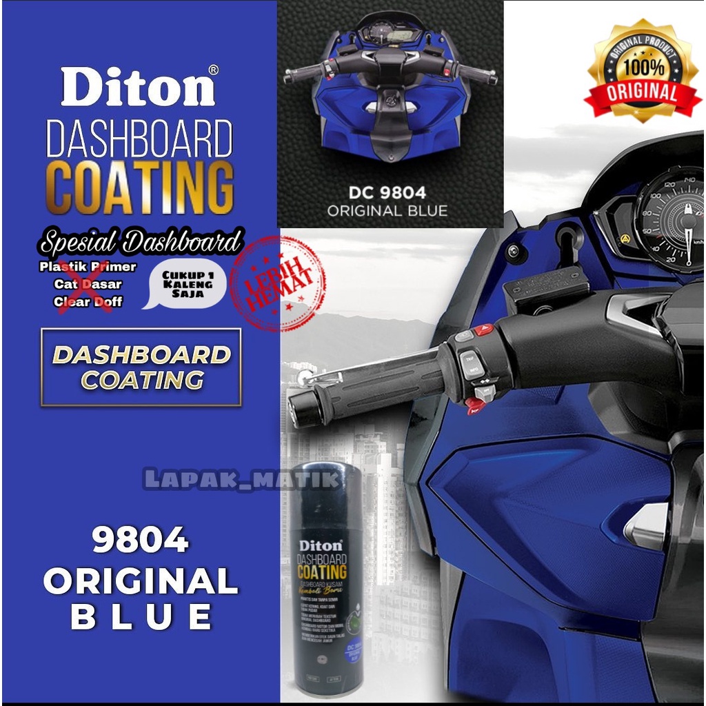 DITON DASHBOARD COATING original BLUE DC9804 pembersih dasbor dashboard Diton BIRU DASBOR