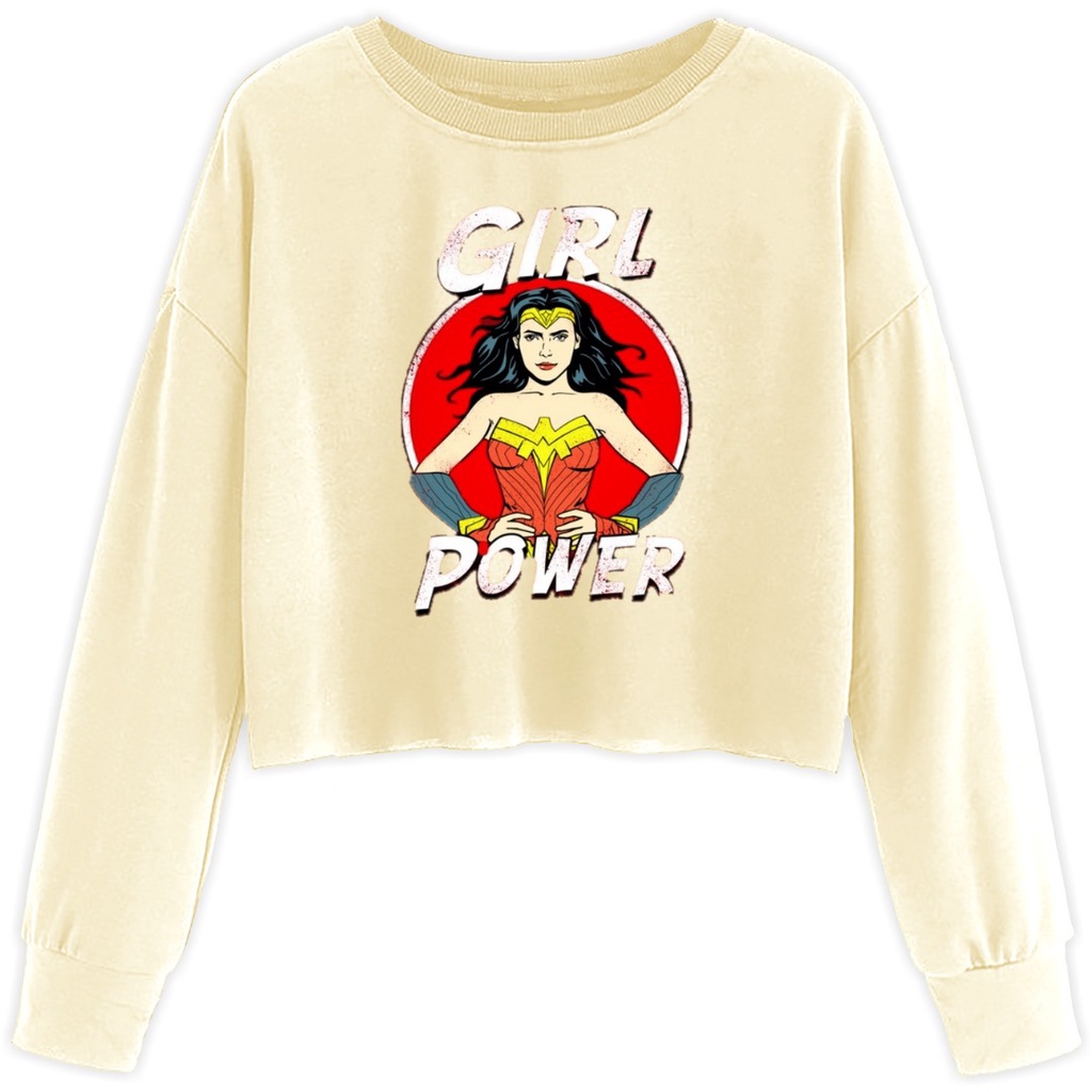 SWEATER CROP GIRL POWER GAWAOFFICIAL
