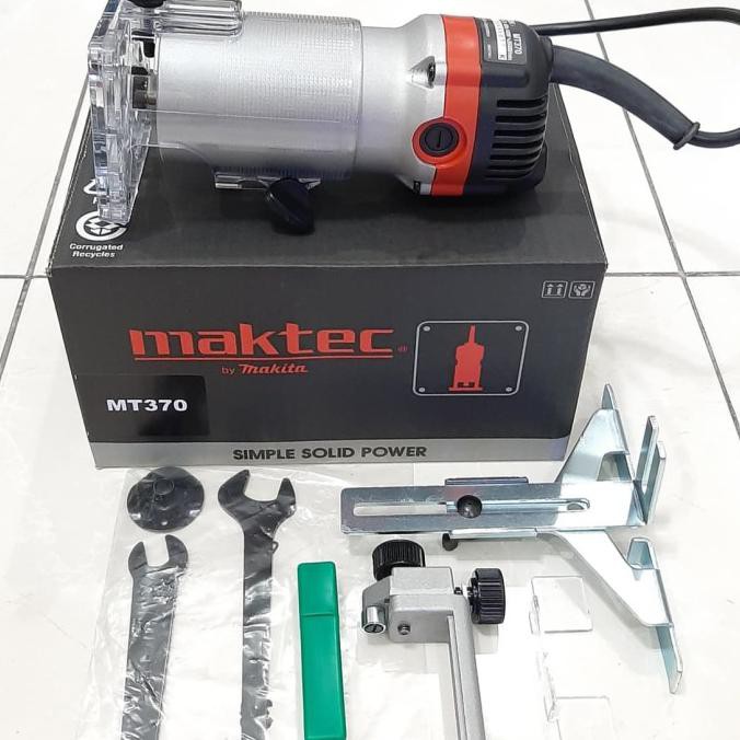 MAKTEC MT370 MESIN PROFIL KAYU/MESIN ROUTER /MESIN TRIMMER