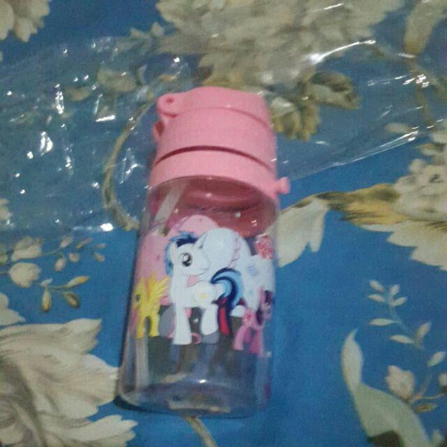 Botol Minum Anak Karakter Little Pony Doraemon 350ml Tempat Minum Karakter Kartun Bekal Makan Siang