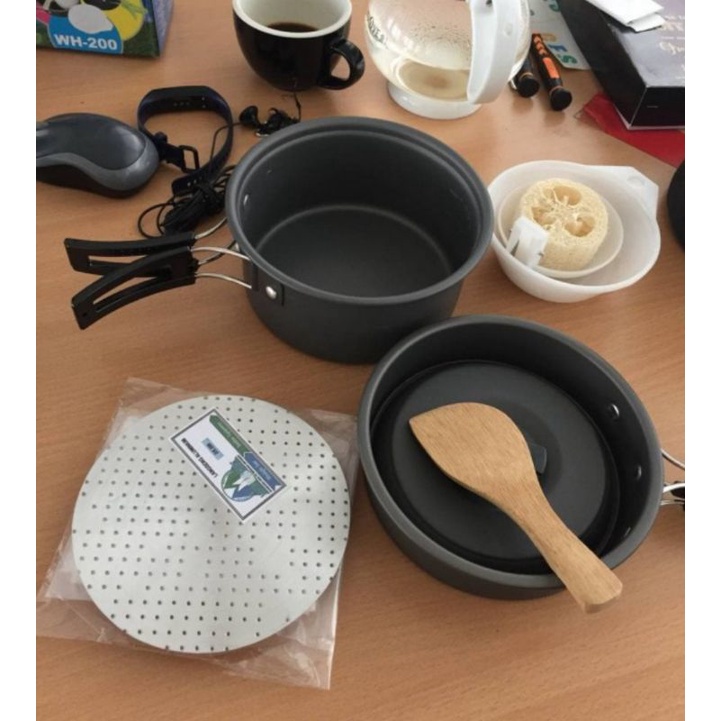 RB DIY Langsang Langseng Aluminium Cooking Set Nesting DS 300 301 308
