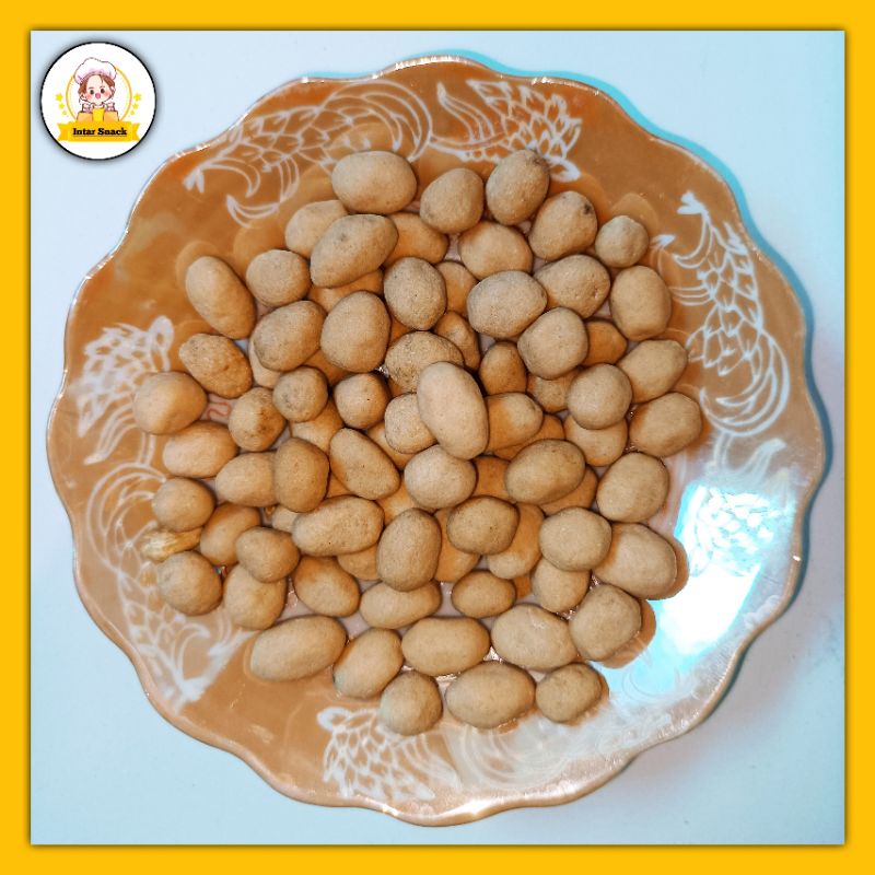 

Kacang Telor Atom Oven Gurih Renyah / Cemilan Snack Murah Cod 250g, 500g - Intar Snack