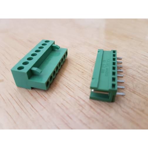 konektor green HT3.96mm 8p lurus terminal block connector pair 3.96mm pitch 3.96 mm blok 8 pin HT396