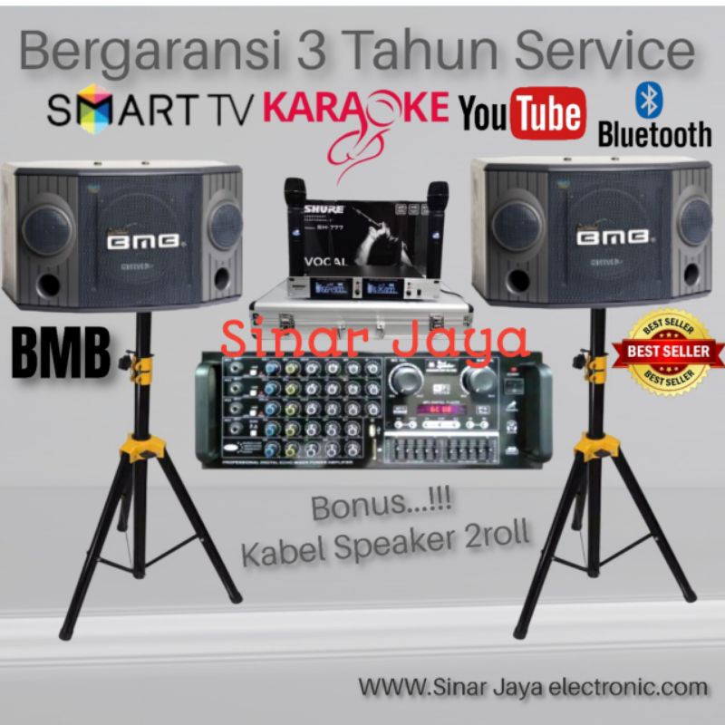 Paket Karaoke BMB 8 inch Original resto - Cafe