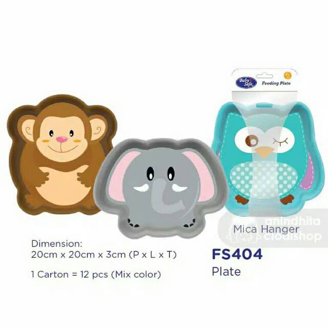 FS403 / FS404 Baby Safe Animal Shape Bowl / Plate