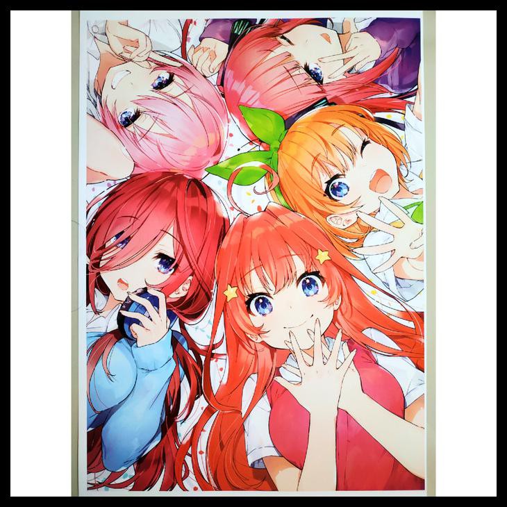 Poster Anime Gotoubun No Hanayome 3 / 5-Toubun Merchandise | Shopee