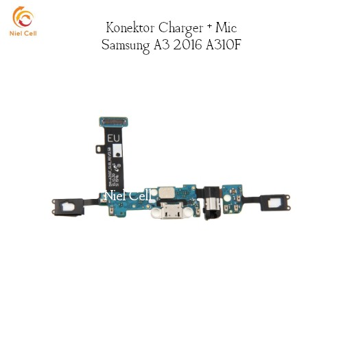 Flexible Konektor Charger Mic Samsung A3 2016 A310F