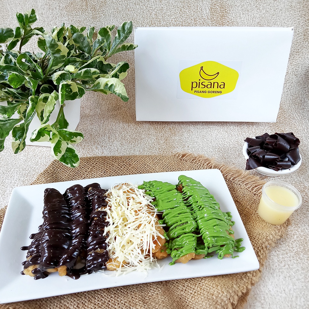 

Pisang Goreng Chocolate Keju Greentea Pisana