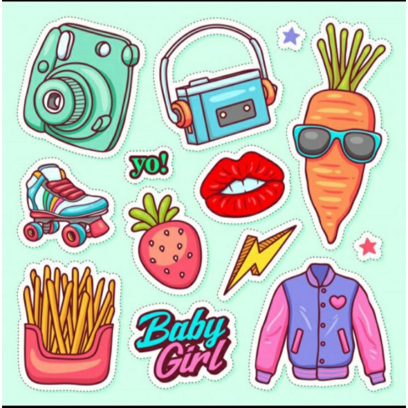 

Sticker Aesthetik tumbler
