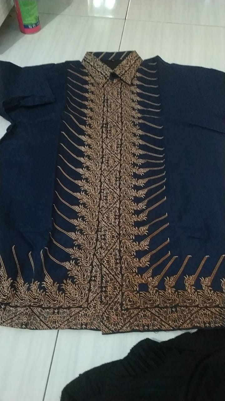 Kemeja Batik Pria Solo Lengan Pendek Mangkubumi Rajasakti Atasan Batik Premium Pria Modern Bramantya