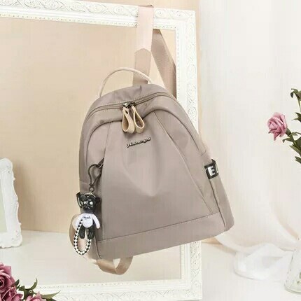 Tas Ransel Wanita Impor Original SEDNA Tas Punggung Warna Hitam Abu-Abu - BF01 - Whichone.Id