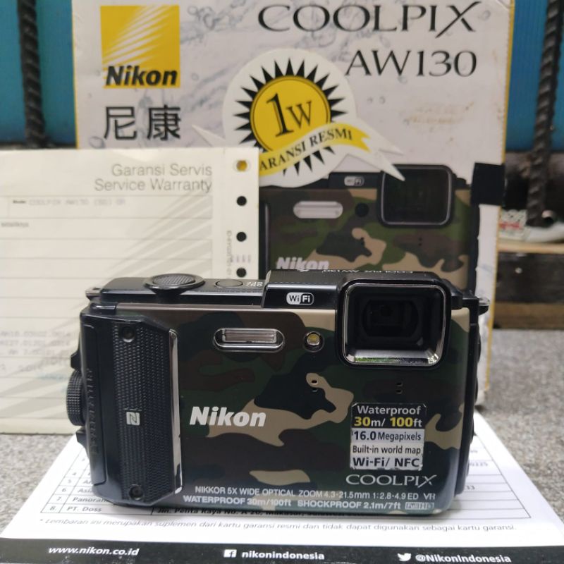 Nikon Coolpix AW 130 Waterproof kamera