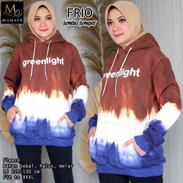Jumper Greenlight Fit to XXL Premium Quality Original Jamper Outer Wanita Jaket Hoodie Wanita