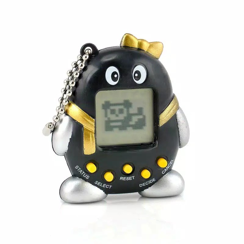 WE Tamagotchi Bentuk Penguin Type 168 in 1 Cyber Pet