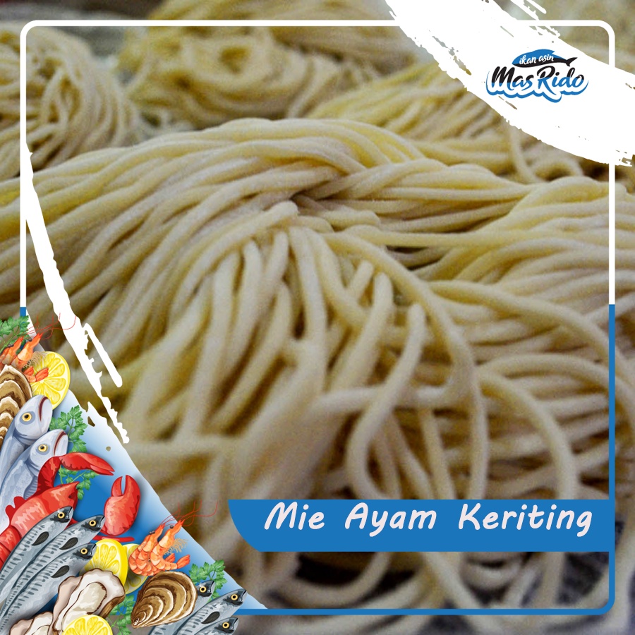 

Mie Ayam Kriting Keriting Telor Fresh Kwalitas Super Harga Murah