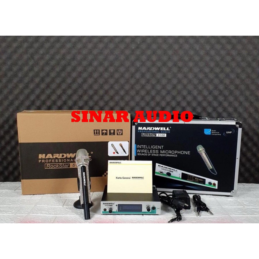 Mic wireless Hardwell ROCKSTAR 5100 Single Mic GOLD EDITION ORIGINAL