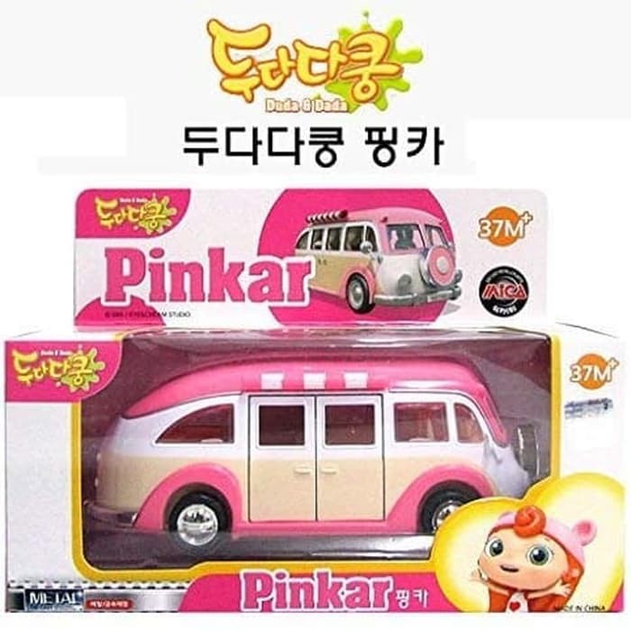 Duda Dada Pinkar Pink Toy Car Original Korea