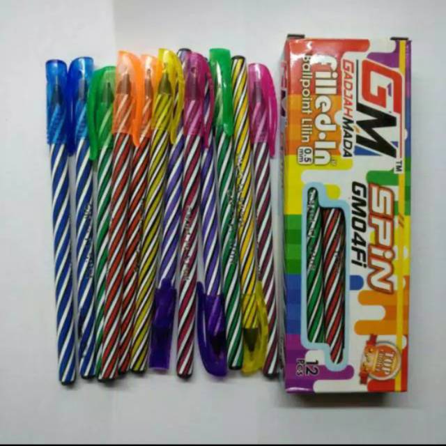 

pena GM Spin , pena GM 0,5mm , pena murah , pena lilin , pena GM