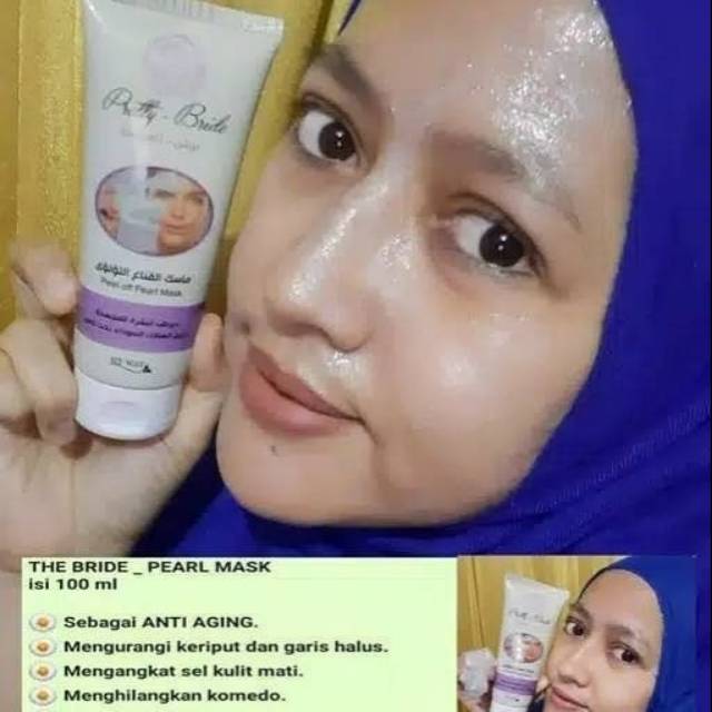 My Way Pretty Bride Pearl mask/masker komedo parah/Pell Off masker pembersih komedo ampuh/pori pori