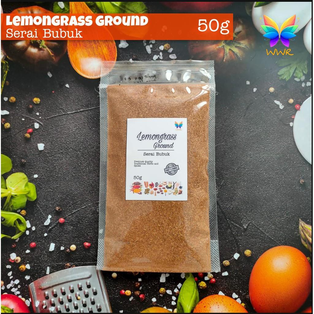 

Bumbu Rempah SERAI BUBUK / Lemongrass Ground 50g PREMIUM by WWR