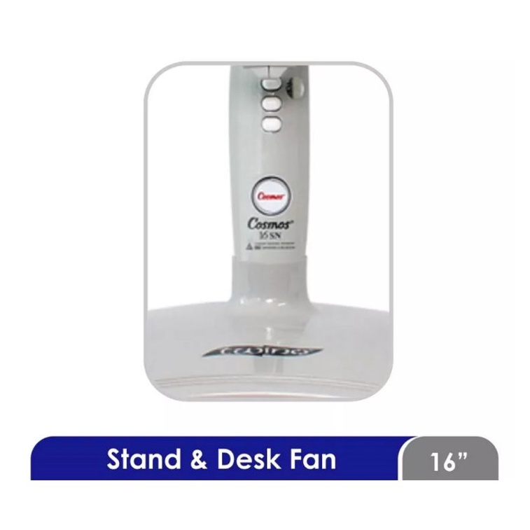 Kipas Angin Berdiri Cosmos 16SN Twino Stand &amp; Desk Fan