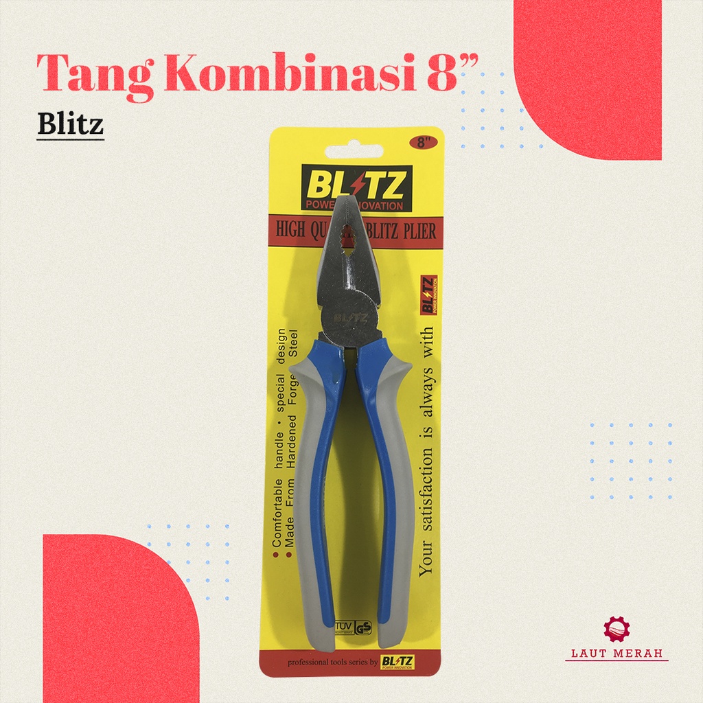 Blitz Tang Kombinasi 8 inch Original