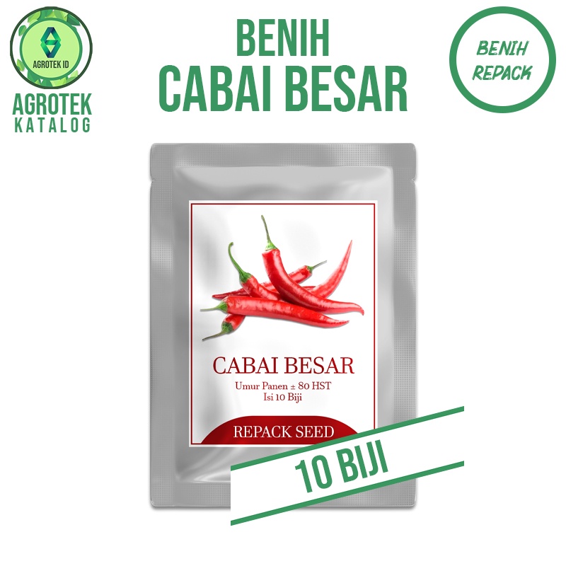 Benih Bibit Biji Tanaman Sayur dan Buah Isi Ratusan Murah Pakcoy Daun Bawang Selada Cabai Tomat Seledri Melon Paprika-Cabai Besar