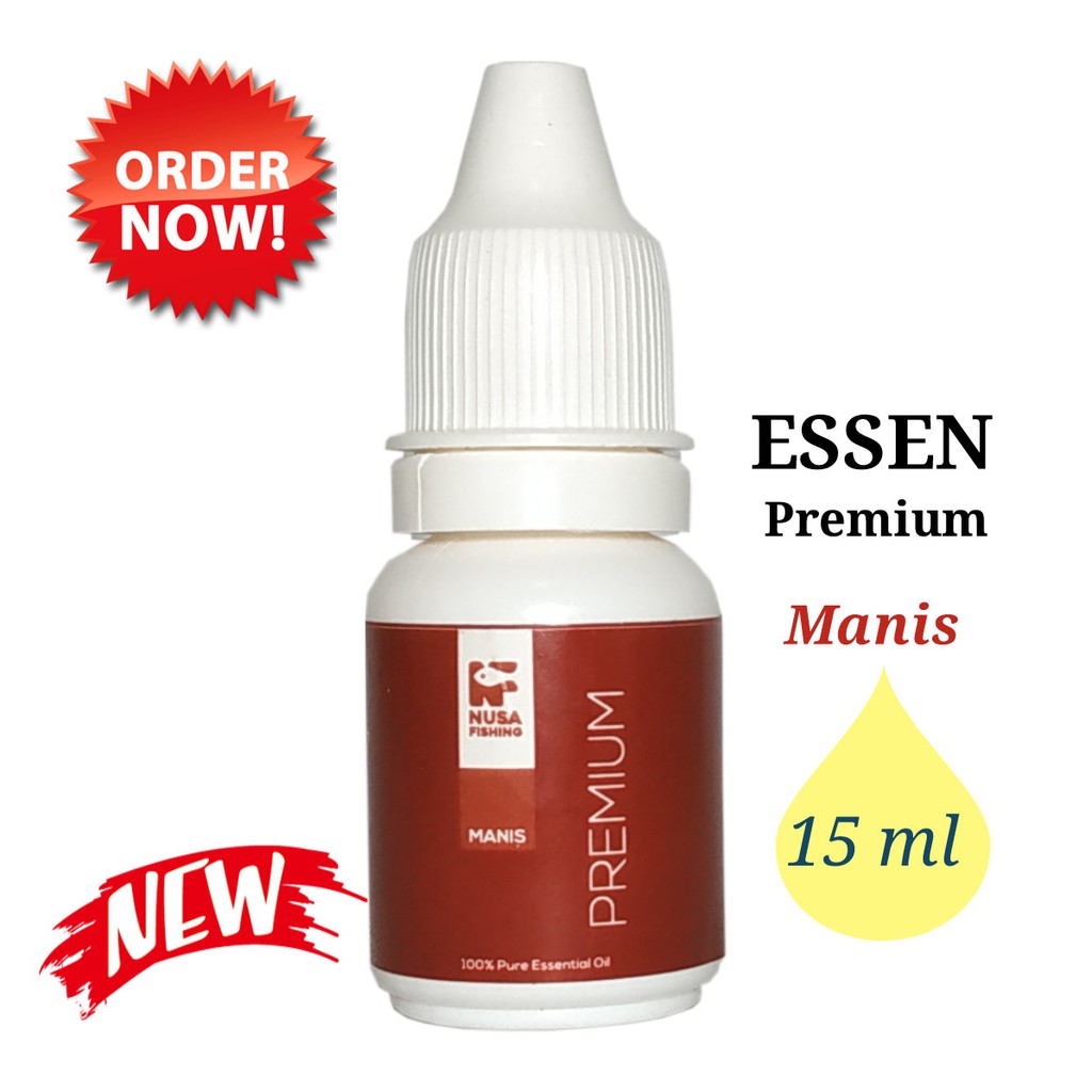 UMPAN MANCING ESSEN PREMIUM GALATAMA IKAN BAWAL MAS BY NUSA FISHING VARIAN MANIS 15 ML