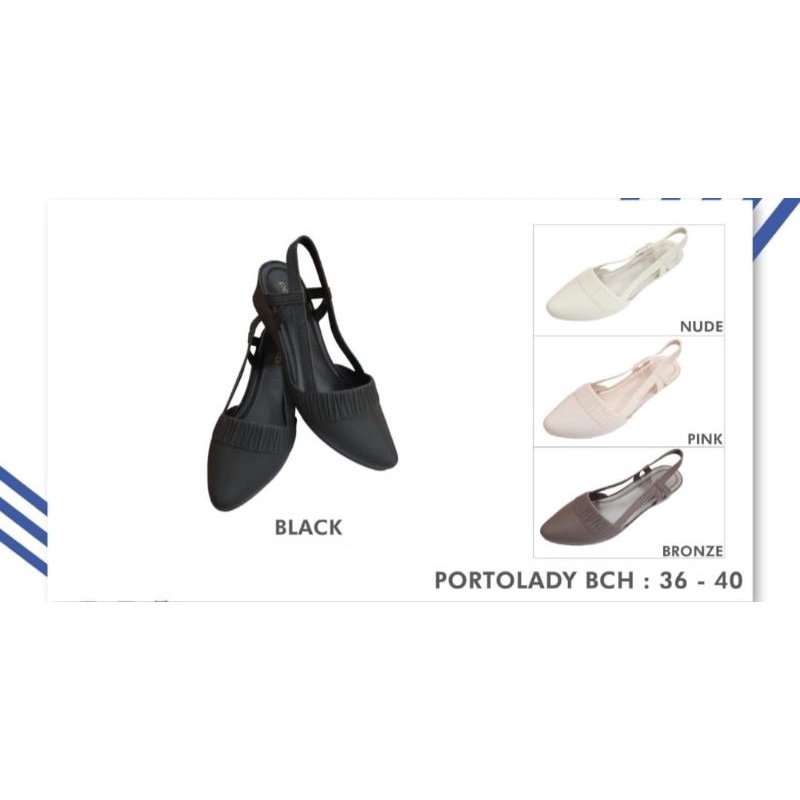 Sepatu Wedges Wanita Jelly Karet Portolady BCH Fuhaha / Sepatu Wedges Hak Tinggi
