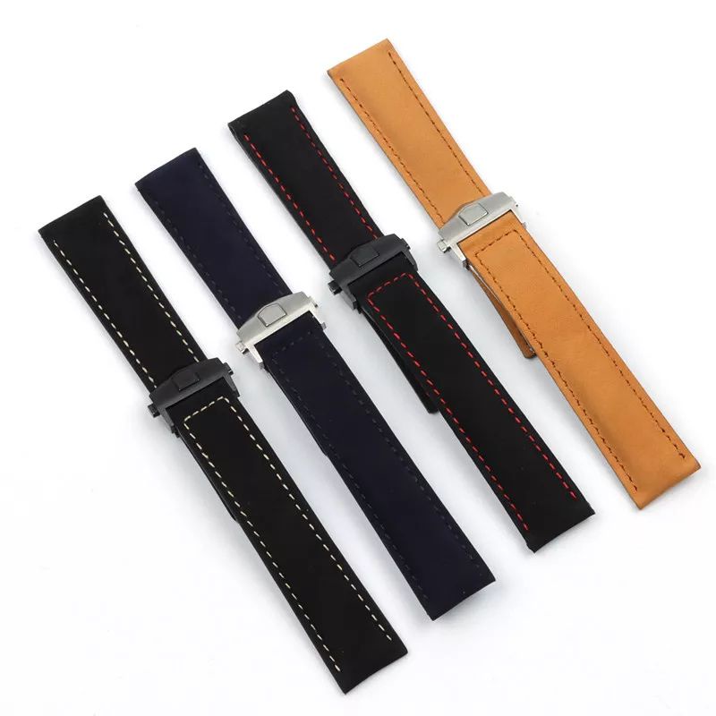Tali Jam Kulit Leather Strap Tali Jam Tangan TAG HEUER Calibre