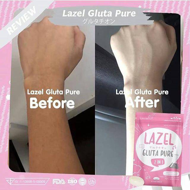 GLUTA LAZEL PURE ORIGINAL 100% FROM THAILAND