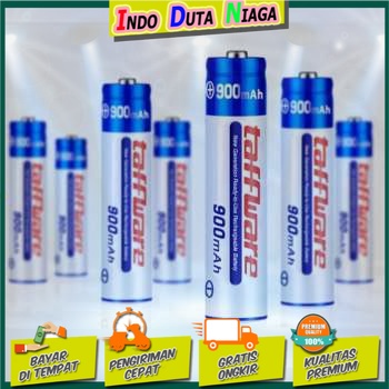 IDN - DOUBLEPOW BATU BATERAI TAFFWARE RECHARGEABLE AAA 900MAH 2PCS