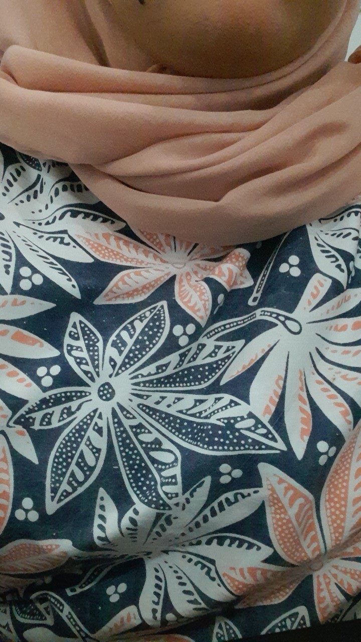 M-l-xl-xxl Batik Tunik Wanita Asj Sa Hrb026 Kenongo Pekalongan Sogan Tulis