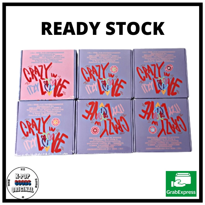 ITZY Album - CRAZY IN LOVE [ALBUM SEALED READY STOCK]