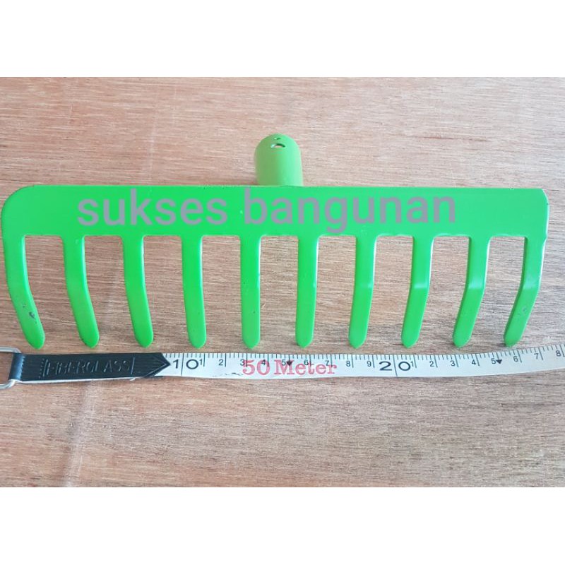 garukan sampah/ garpu stamvick 10baris