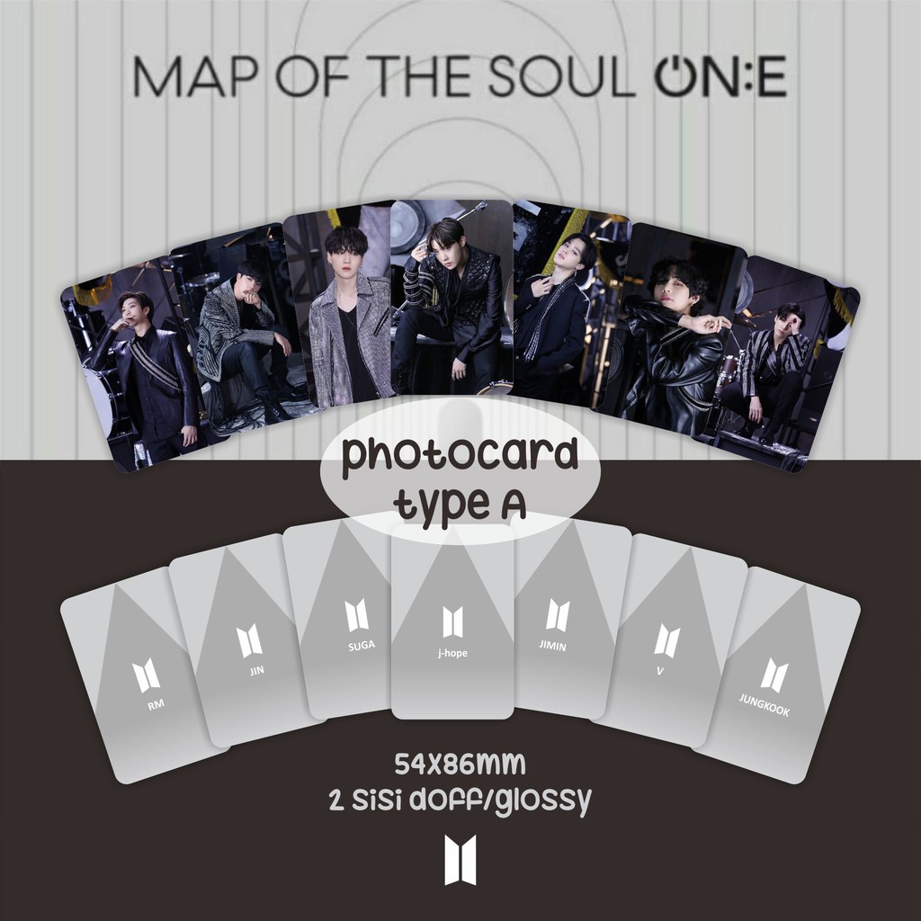 PRE ORDER BTS - MOTS ONE Concept Unofficial Photocard PC Set