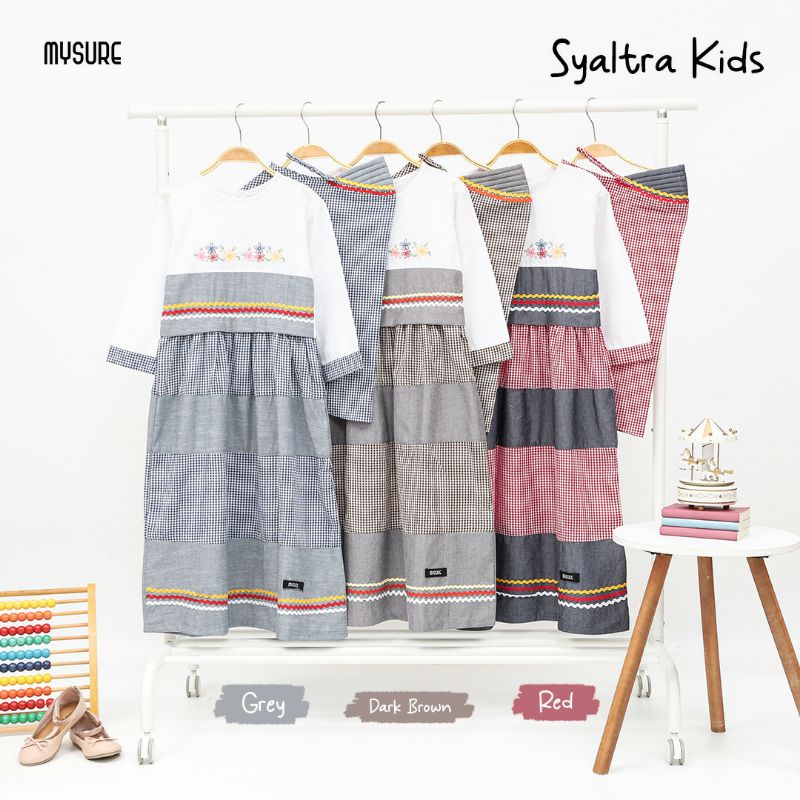 Gamis Anak Muslimah Bahan Katun Dari Mysure