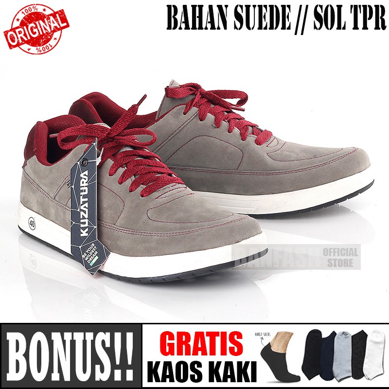 PROMO!!! Sepatu Sneaker Pria Murah Kuzatura - KSU 378-5