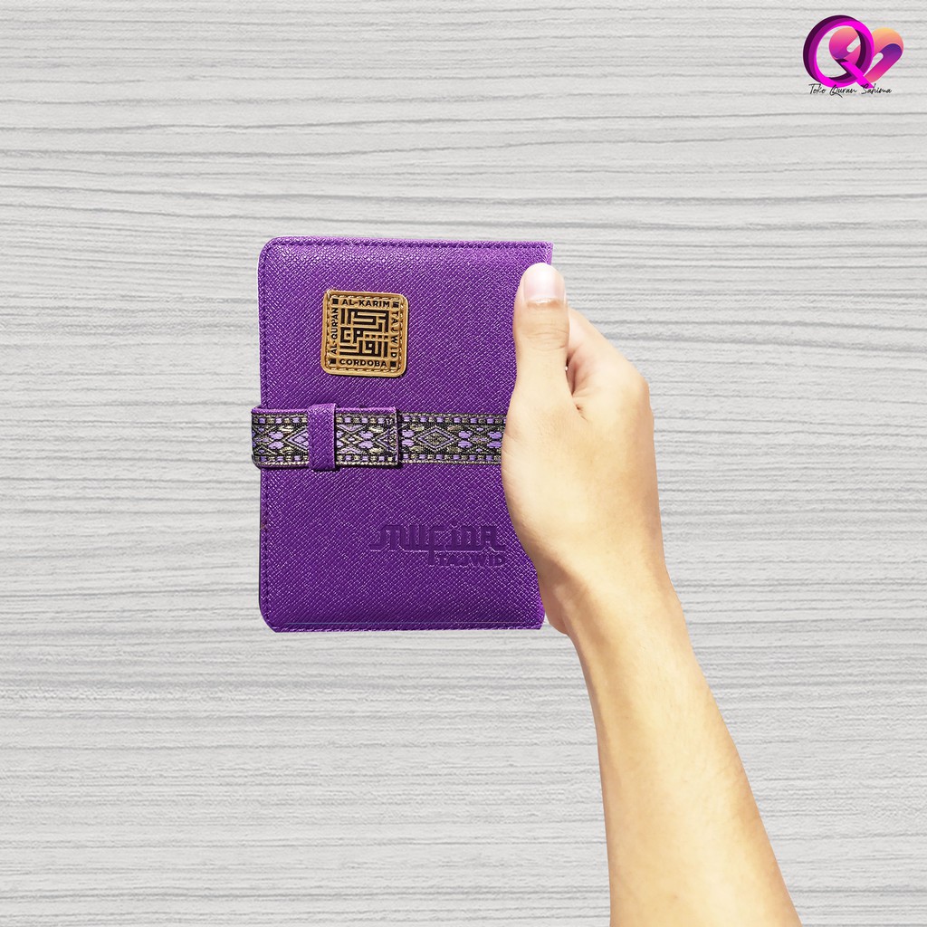 AL QURAN TERJEMAH -ALQURAN KECIL -QURAN TAJWID WARNA -QURAN MUFIDA A6 AGENDA ALQURAN SAKU COVER UNGU