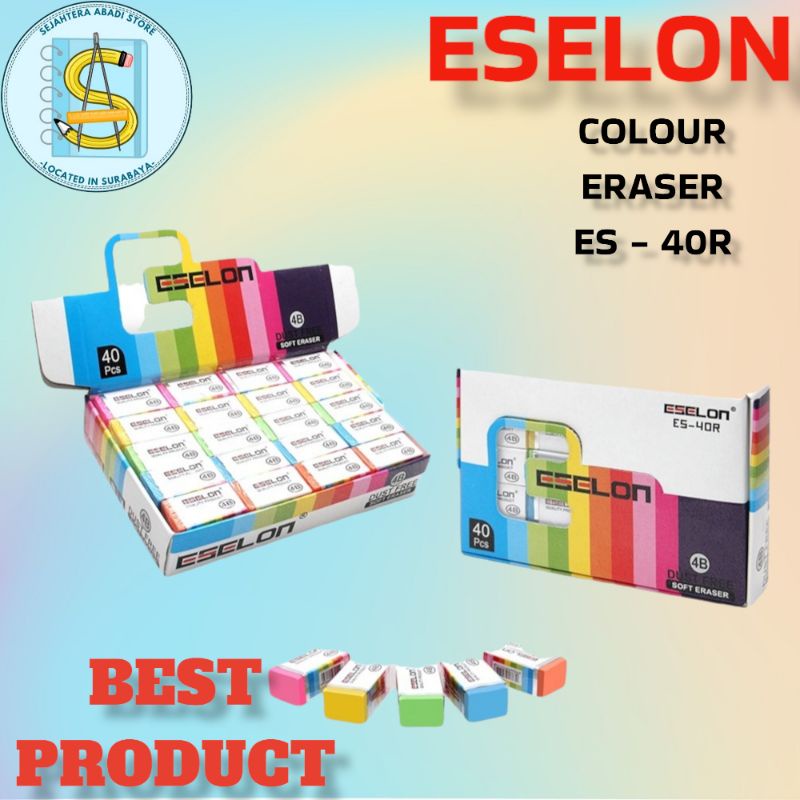 

ESELON PENGHAPUS KECIL WARNA SETIP KECIL WARNA STIP KECIL WARNA ES-40R (pcs)
