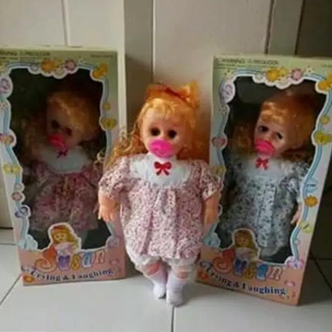 Mainan Anak Boneka Susan Nangis , Papa Mama - Boneka Susan Bicara
