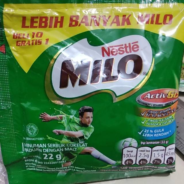 

Milo Sachet 22 gr