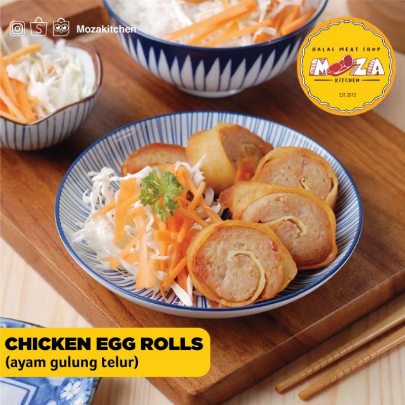 

egg chicken roll