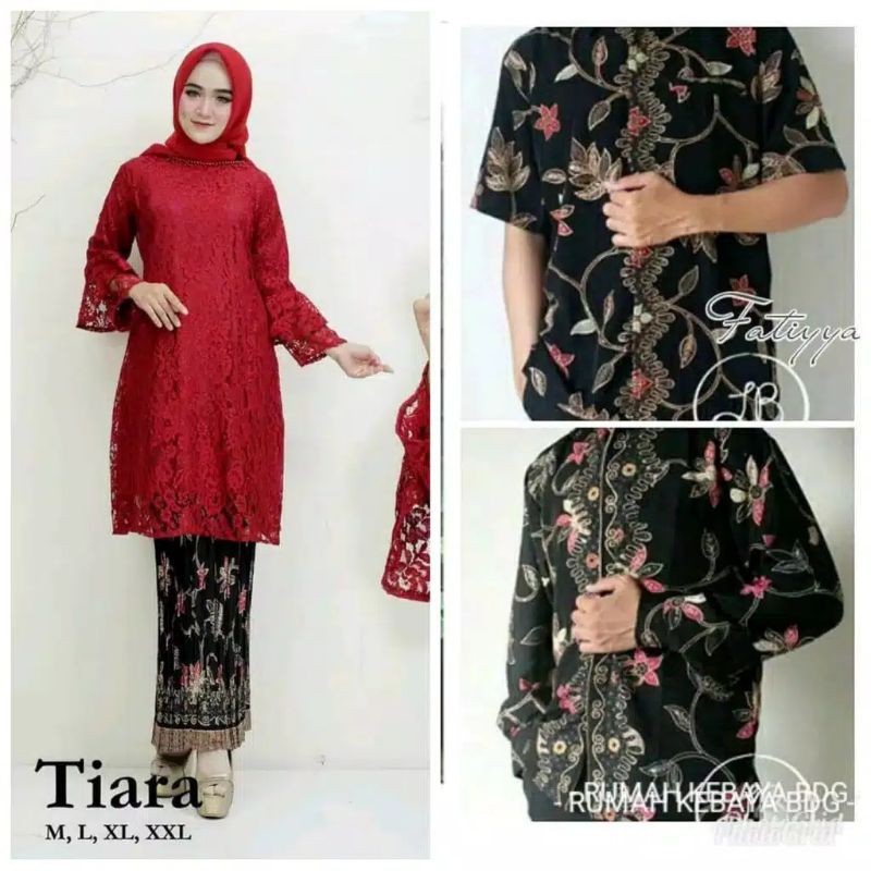 Batik Sarimbit keluarga couple kebaya