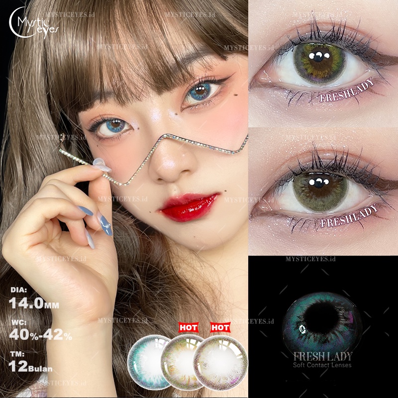 [✅COD] MYSTICEYES SOFTLENS RIO GARDEN SERI 14MM (NORMAL)