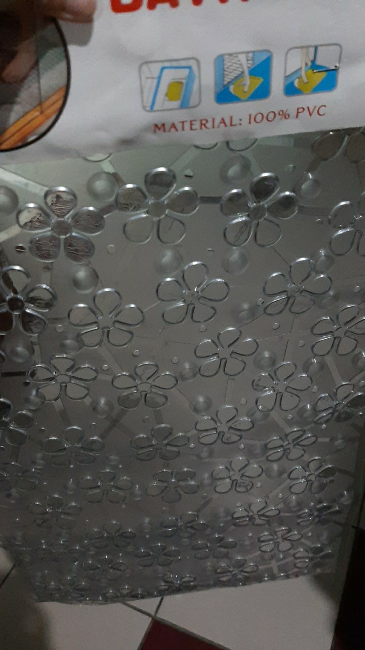 Anti Slip Pvc New Arrival Keset Lantai Kamar Mandi Bath Mat Bunga