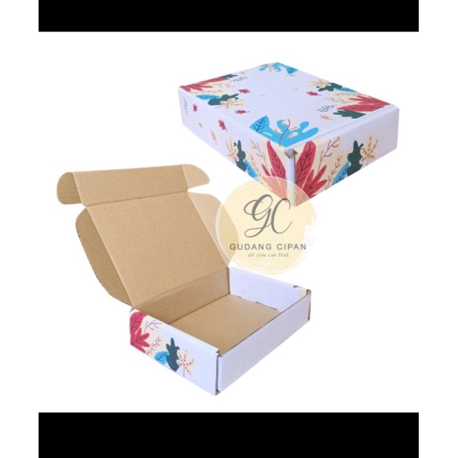 

Box Autumn FLove 20x15x5cm kardus/hampersbox/boxmotif