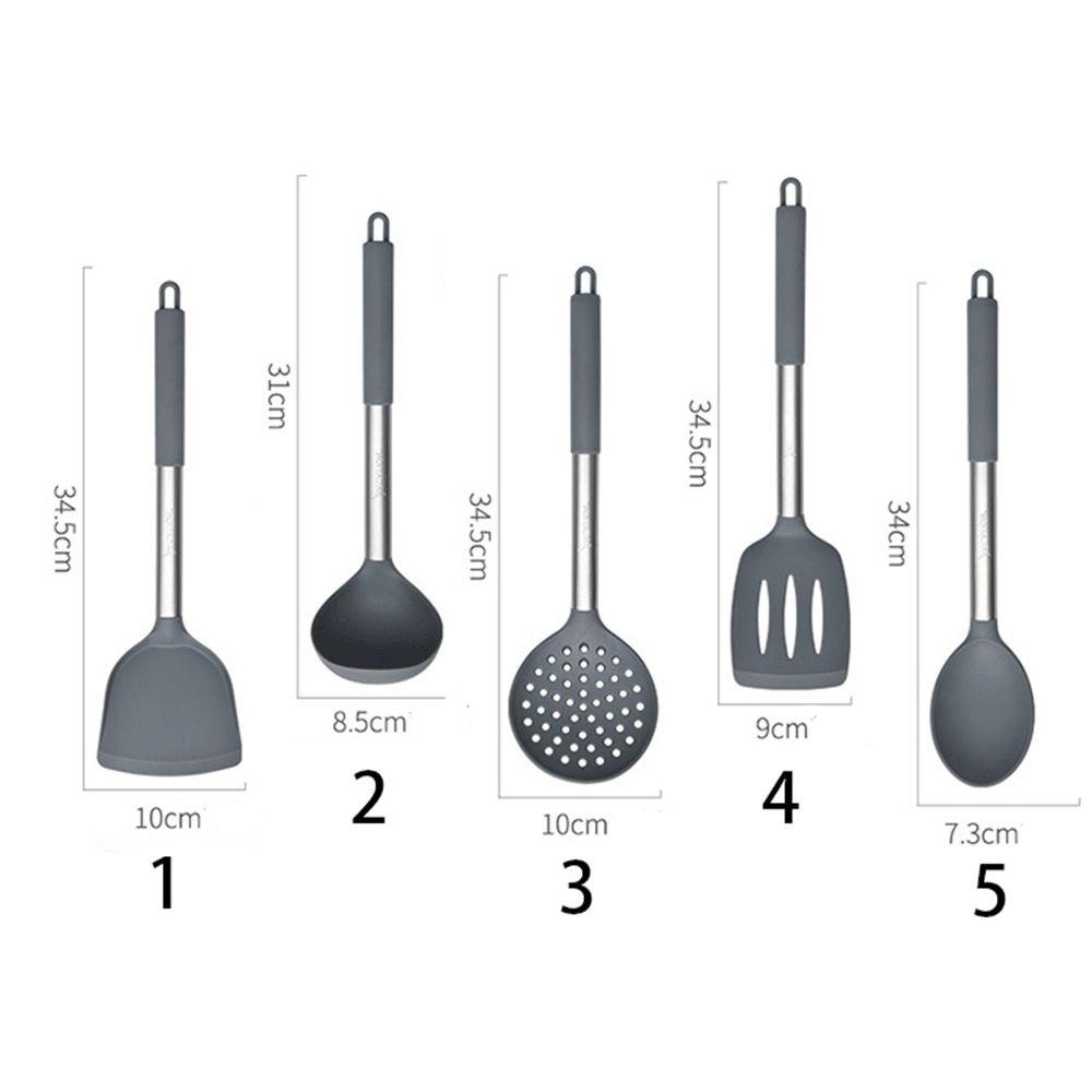 Spatula QUINTON Alat Dapur Sendok Saringan Silikon Alat Masak Gadget Kitchen Utensils Soup Ladle