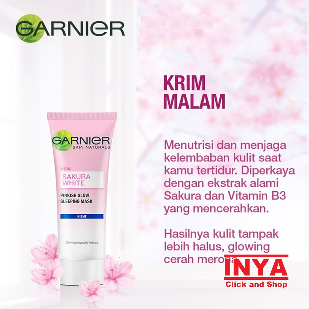 GARNIER SAKURA WHIE NIGHT CREAM 20ml