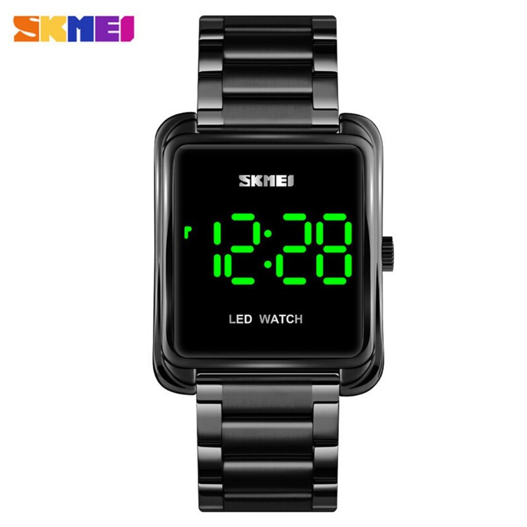 SKMEI 1505 Jam Tangan Pria Digital Tali Stainless WATCHKITE MGOS